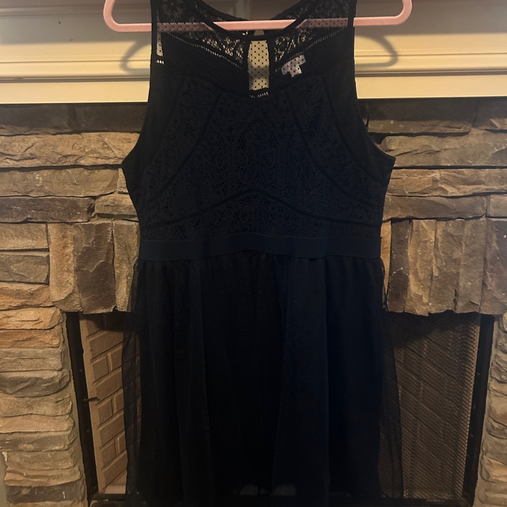 exhilaration lace top dress